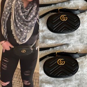 Authentic Gucci belt bag size 85